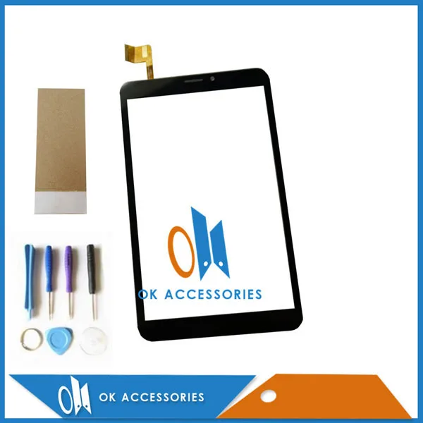 

8.0" For Prestigio MultiPad wize 3408 4G PMT3408 Touch Screen Digitizer Black Color With Tools & Adhesive Tape 1PC/Lot