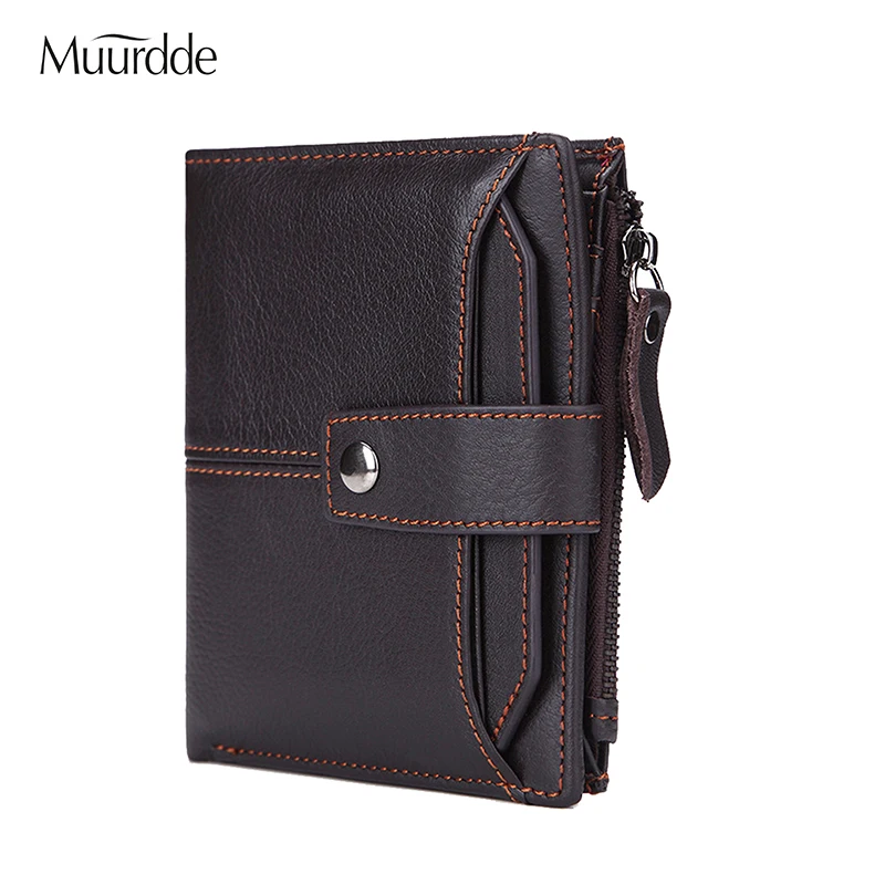 

2019 Genuine Leather Wallet Men Coin Multifunction Purse Male Cuzdan PORTFOLIO Portomonee Small Mini Walet Pocket Fashion Purse
