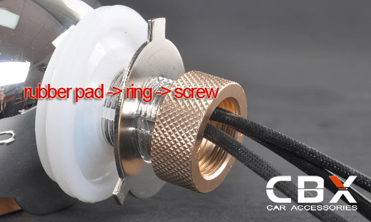 2.5 inches bi led projector lens universal 8