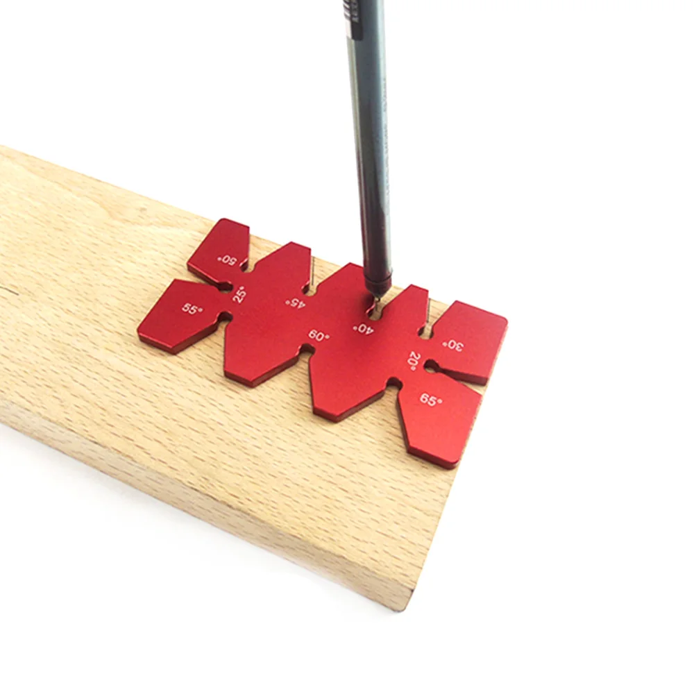 

Woodworking Angle Ruler Angle Template Carpentry Aids Aluminum Alloy Angle Gauge
