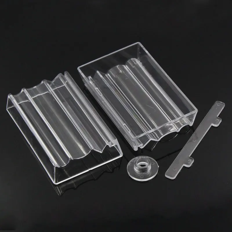 Home Bead Roller For Making Polymer Clay Beads Transparent Makeup Organizer Jewelry Storage Box 2Sets 10.2x6.4x1.9cm | Дом и сад