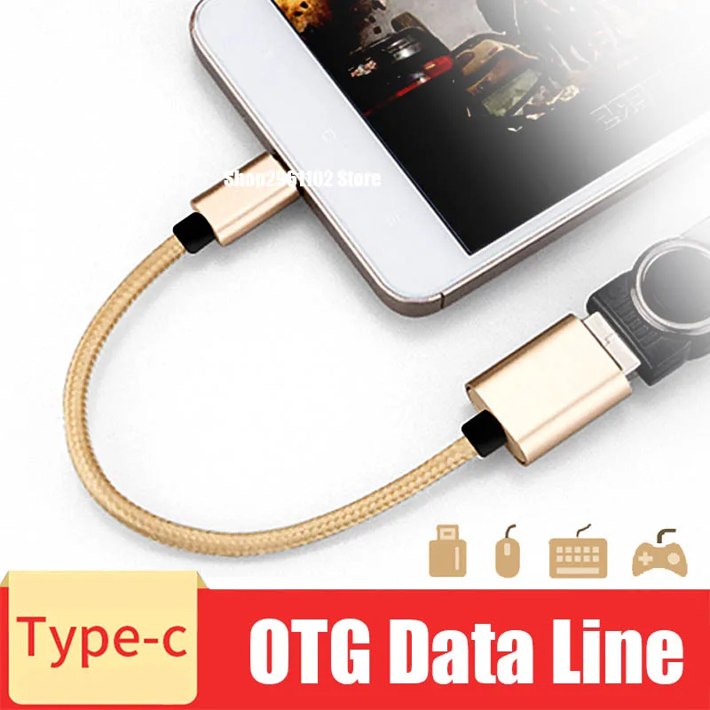 

USB Type C to USB OTG Cable Adapte for Xiaomi Mi8 Mi5 Mi4C Nexus 5X 6P Macbook OTG Type-c Charger Data Cable USB C Cable mate20