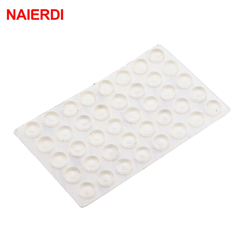 Naierdi 40pcs Door Stopper 5mm Thickness Self Adhesive Silicon Naierdi 40pcs Door Stopper 5mm Thickness Self Adhesive Silicon Rubber Kitchen Cabinet Damper Buffer Pad Furniture Hardware In Catches From Home