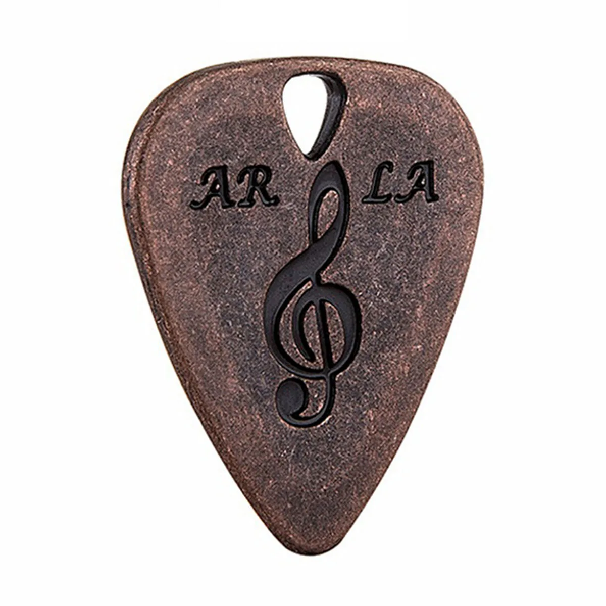 HOT 1Pcs Metal Guitar Pick 0.38mm Thin Durable Silver Color