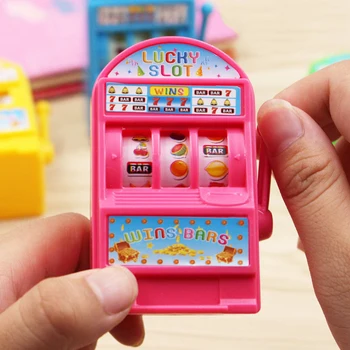 

Mini Novelty Winning Games Machine Educational Board Games Funny Gadgets Children's Puzzle Shake Award Lucky Slot Machine