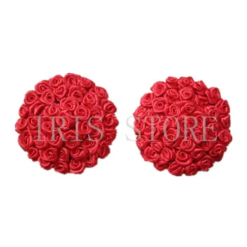 

HOT Red Rose Sexy Self-Adhesive Reusable Nipple Cover/ Satin Sexy breast petal