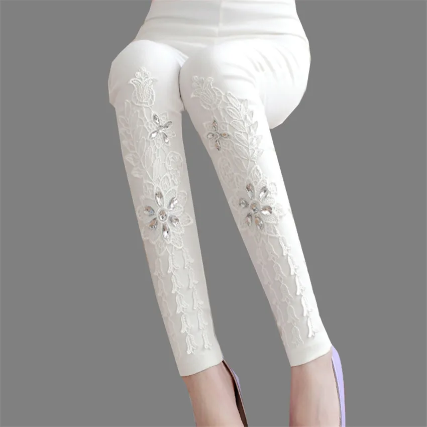 Women High Waist Tight Trouser Slim Casual Trousers Lady