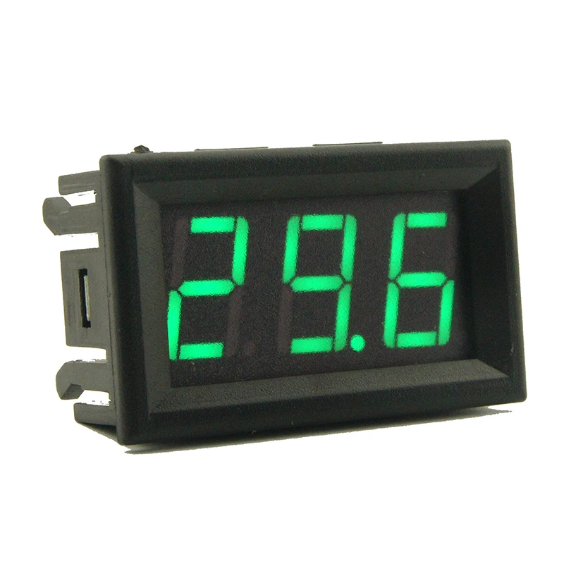 

2 Wires 0.56 inch LED DC 4.5-30V Digital Voltmeter Home Use Voltage Display 2 Wires Red And Black
