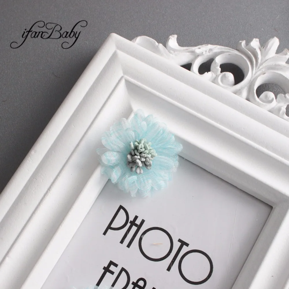 Organza blossom hair flower 10