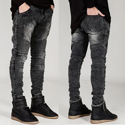 Aliexpress.com : Buy 2016 Men's jeans Ripped jeans for men Skinny black ...