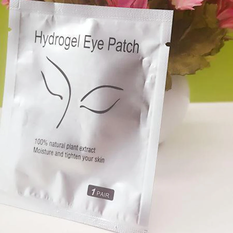 

100pcs Eyelash Pad Gel Eye Pads Lint Free Eyepads Pro Makeup Beauty Fiber