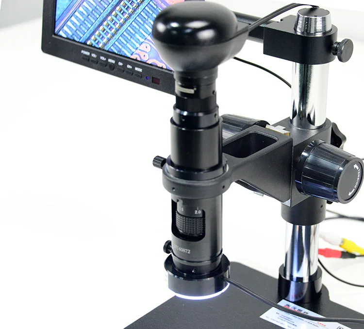 4 Styles Magnifications Digital video microscope with monitor-3