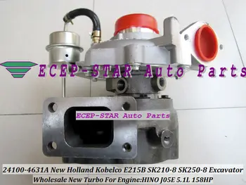 

Free Ship SK250 24100-4631A Turbo Turbocharger For New Holland For Kobelco E215B SK210-8 SK250-8 excavator HINO J05E 5.1L 158HP