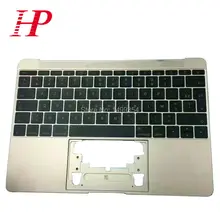 Original New For Apple New Macbook 12” A1534 Top Case Palm rest With French Keyboard 2016 Year Gold/Rose/Gold/Gray/Silver