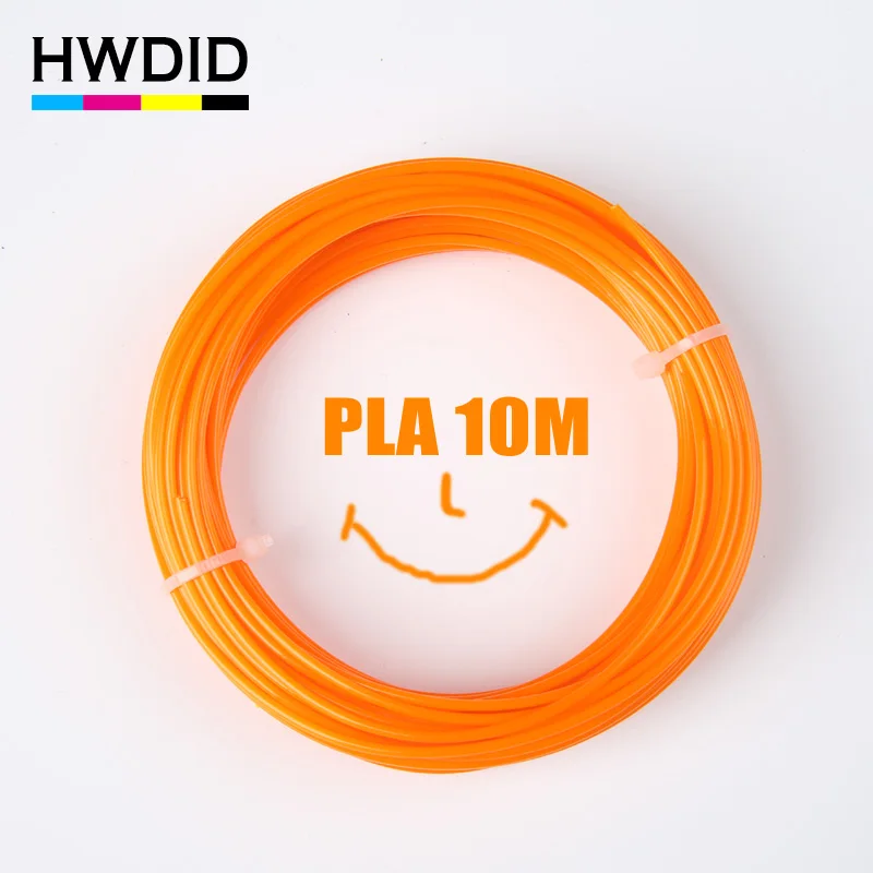 HWDID 1 цвет 10 м PLA 75 мм нити печатные материалы пластик для 3D принтера экструдер