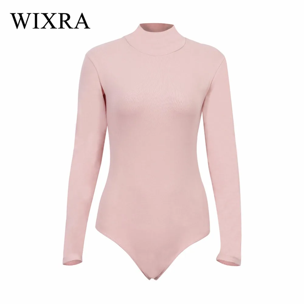 WIXRA Basic Turtleneck Bodysuits Women Body Feminino Celmia Sexy Jumpsuits 2018 Romper Long Sleeve Blouse Bodycon Playsuit WIXRA Basic Turtleneck Bodysuits Women Body Feminino Celmia Sexy Jumpsuits 2018 Romper Long Sleeve Blouse Bodycon Playsuit