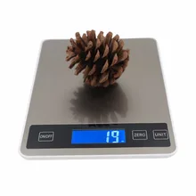 10 кг Большой ЖК-дисплей с сенсорным экраном цифровые кухонные весы высокоточные весы с голубой подсветкой скидка 20