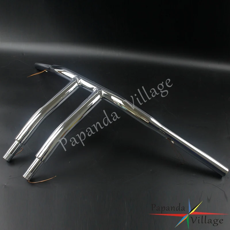 Хромированный руль для мотоцикла 1" Rise T Bars для Harley Dyna Lowrider Sportster XL 883 1200 48 FLST FXST модели дроссельной заслонки по проводу