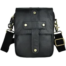 Для мужчин Crazy Horse Пояса из натуральной кожи Высокое качество Ретро Crossbody Messenger плечо поясная сумка поясная телефон сумка кошелек