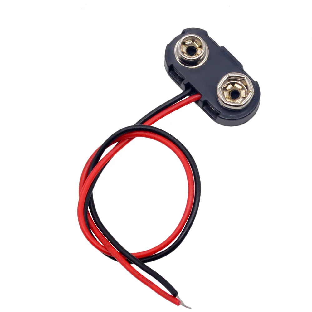 10st 9V Batteriehalter-Clip Auf Anschlusskabel Leitung Snap 15 Cm Kabel Führen 10st 9V Batteriehalter-Clip Auf Anschlusskabel Leitung Snap 15 Cm Kabel Führen