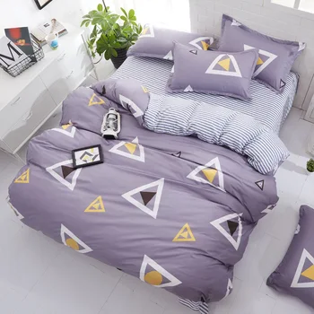 

3/4pcs Cartoon Single/Twin/Queen /King Sizes Luxury Bedding Set Quilt Cover Sets