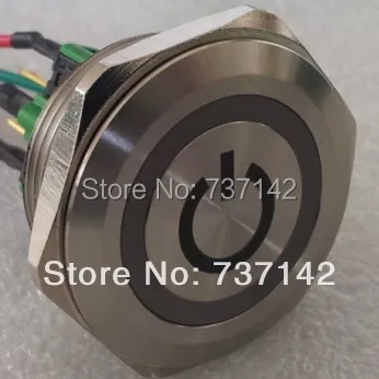 

ELEWIND 30mm anti vandal push button switch With power symbol(PM301F-11E/B/12V/S With power symbol)