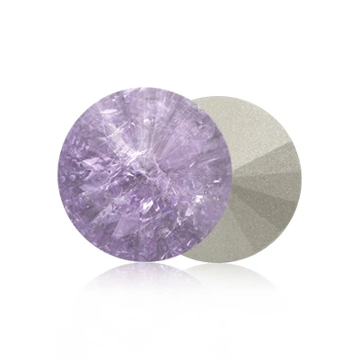 Кристалл камень Rivoli лед стекло, кристалл, камень стразы аксессуары для одежды Кристалл пришить стразы украшения на платье СР - Цвет: Violet IC