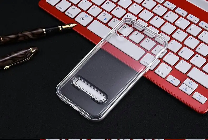 Прозрачный чехол Spigen из ТПУ и ПК Жесткий Чехол для iphone 5 6 7 8 X XR XS Max plus 20 шт./лот