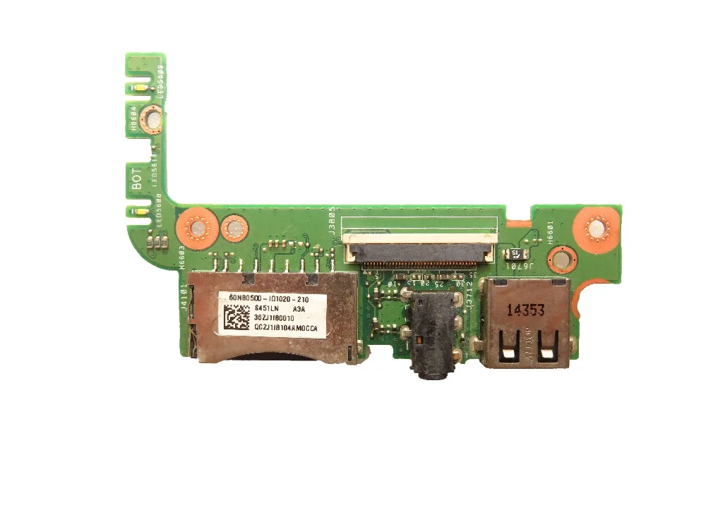 Оригинальная аудиоплата USB для ноутбука S451LN IO BD 60NB05D0 36ZJ1IB0010 | Компьютеры и офис