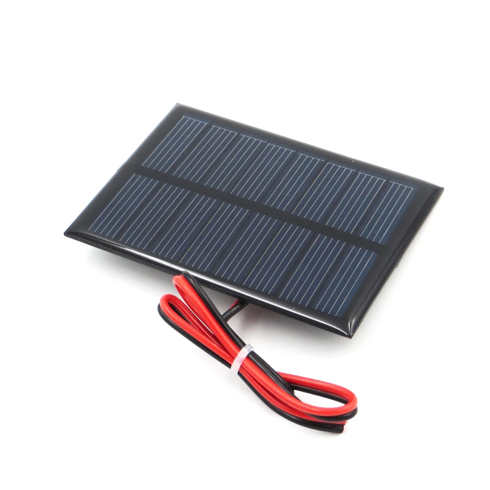 

1pc x 4V 150mA with 30cm extend wire Solar Panel Polycrystalline Silicon DIY Battery Charger Small Mini Solar Cell cable toy