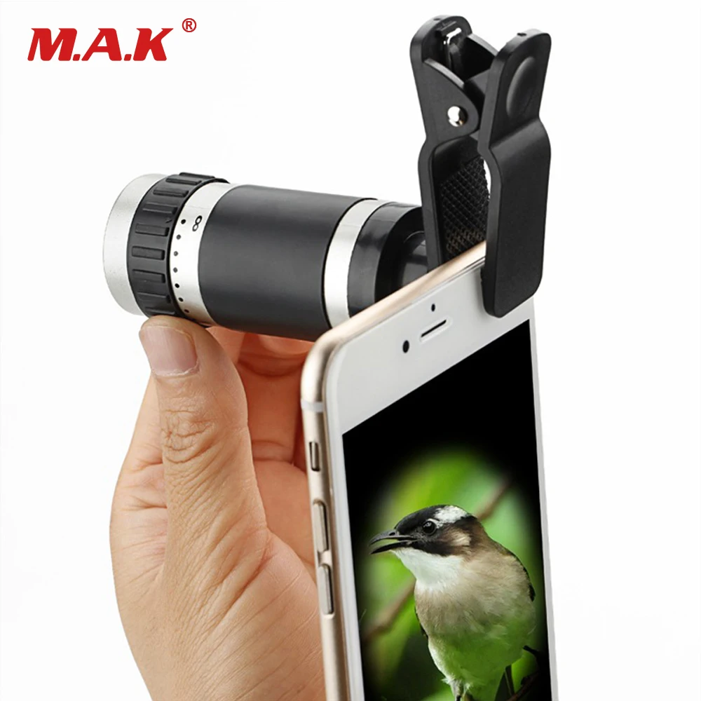 8x18 Times Zoom Optical Monocular Mini Mobile Phone Telescope Camera