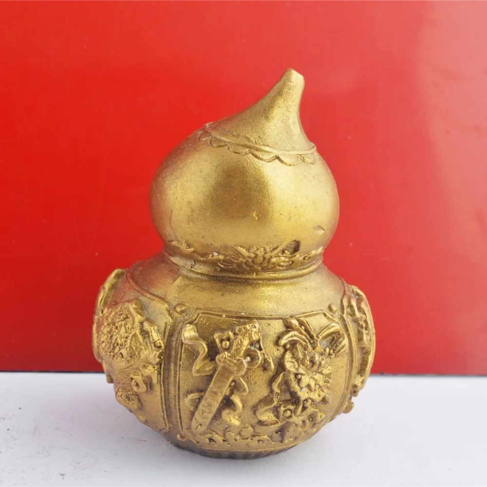 

3 InchBrass statue Feng Shui FA QI Wu Lou For Health Enhance Sculptures/BRASS WU LOU M4031