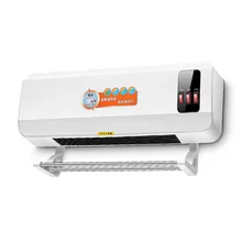 Теплый охлаждающий вентилятор двойного назначения, электрический обогреватель, вентилятор для ванной комнаты, настенный обогреватель, керамический тепловой радиатор, кондиционер D037