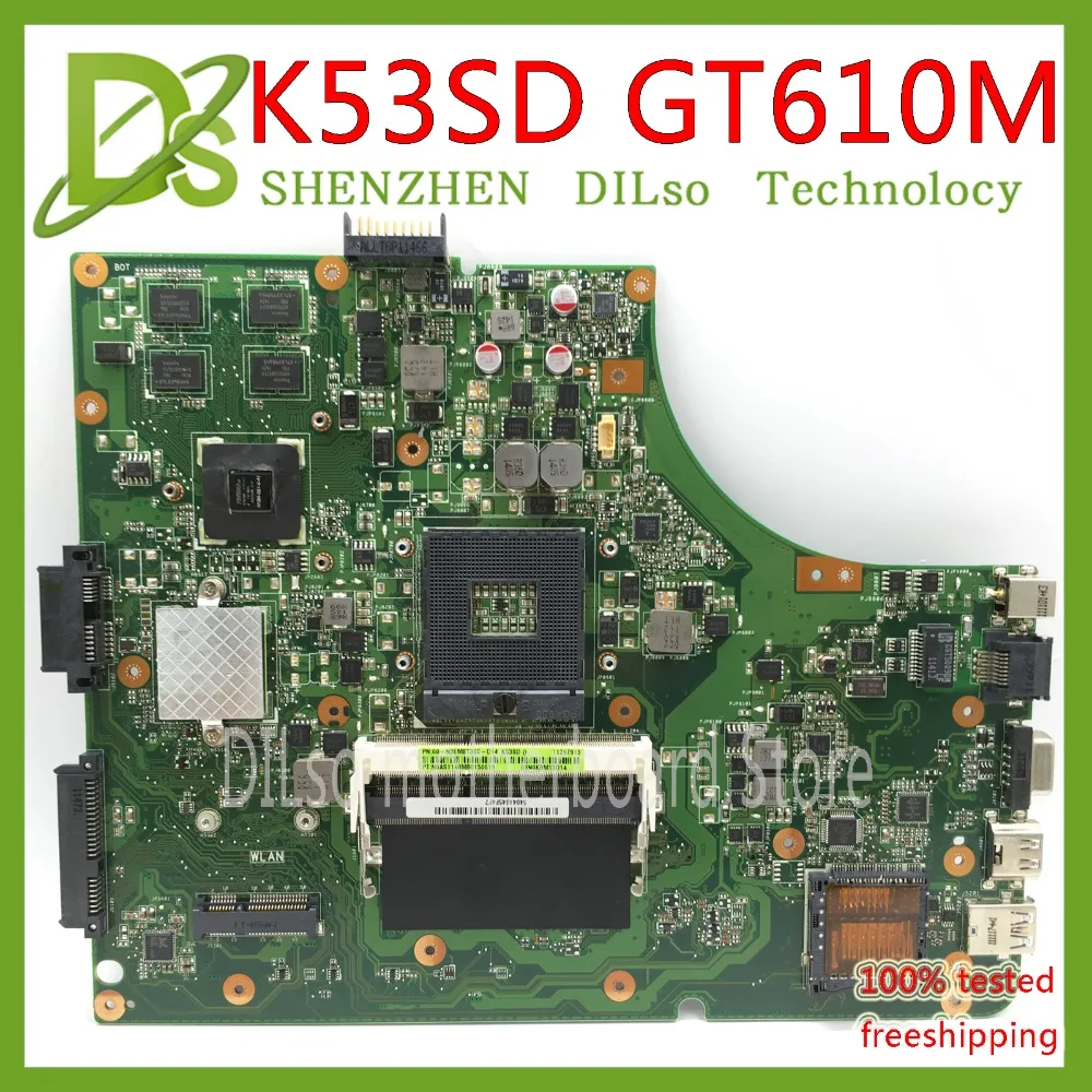 KEFU K53SD font b motherboard b font For Asus K53SD K53E K53E K53S laptop font b