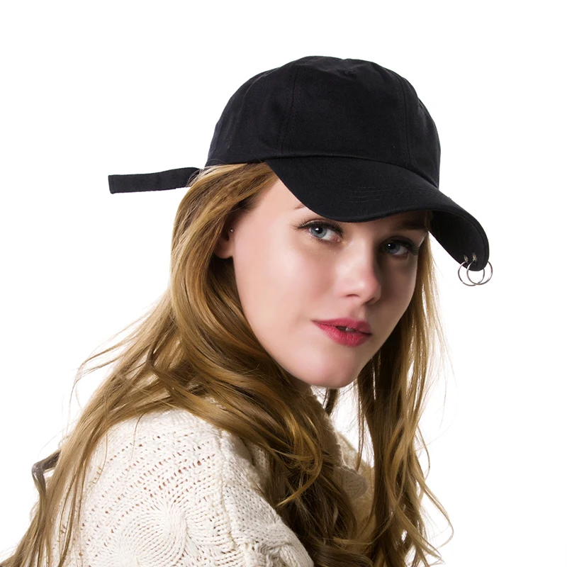 Hot selling 2018 BTS LIVE THE WINGS TOUR Fashion K POP Iron Ring Hats adjustable Baseball cap 100% handmade ring
