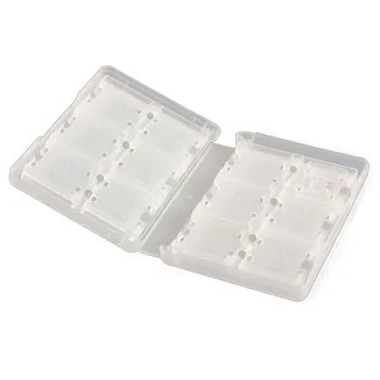 

24 in 1 SD TF MMC 3 DS Game Card Memory Card for Card Adapter Clear Plastic Memory Card Case Box Case