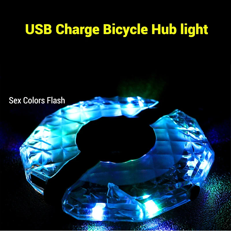 BEGINAGAIN Cycling Lights Waterproof MTB Road Bike Rear Spoke Wheel Decoration Lamp Safety Warn Bicycle Light Bike Accessories