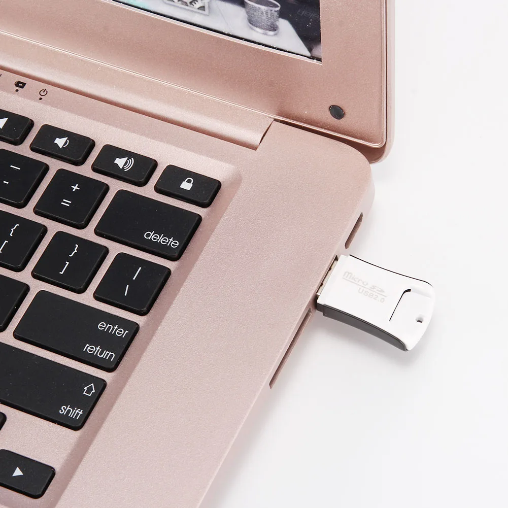 

USB 2.0 Micro SD TF Memory Card Reader High Speed Mini Thin Adapter for PC Laptop Tablet SD998