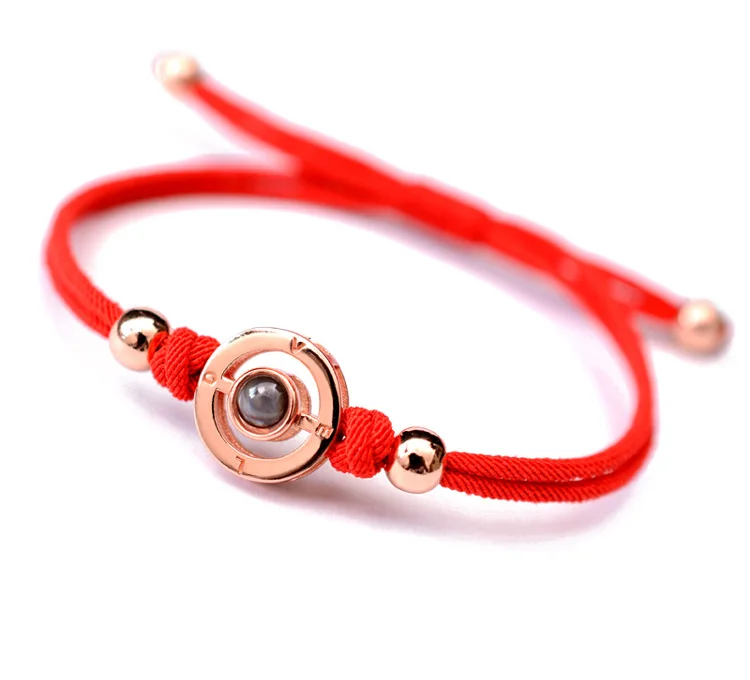 LKO New Arrive S925 Projection 100 Languages I Love You Charm Bracelet for Women Lover - Image 4