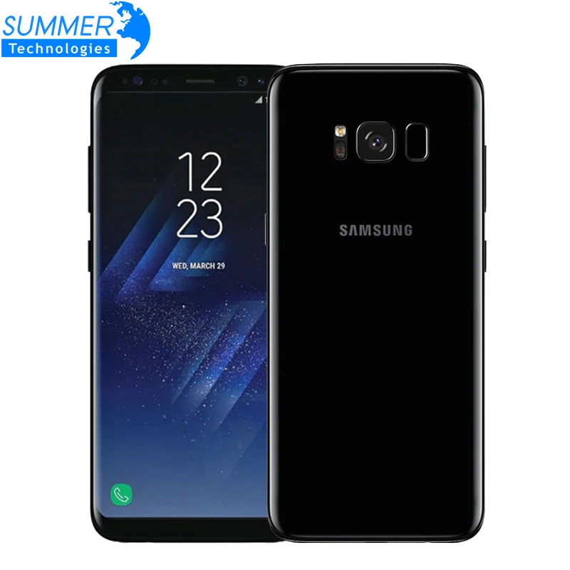 Мобильный телефон samsung Galaxy S8 Plus, 4G LTE, четыре ядра, 6,2 дюймов, МП, 4 Гб ram, 64 ГБ rom, смартфон с отпечатком пальца