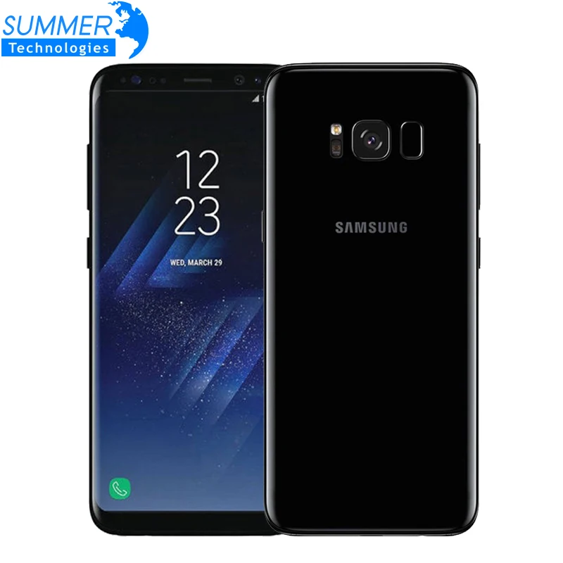 Оригинальный мобильный телефон samsung Galaxy S8 Plus 4G LTE Octa Core 6,2 "12.0MP 4G ram 64G rom смартфон с отпечатком пальца