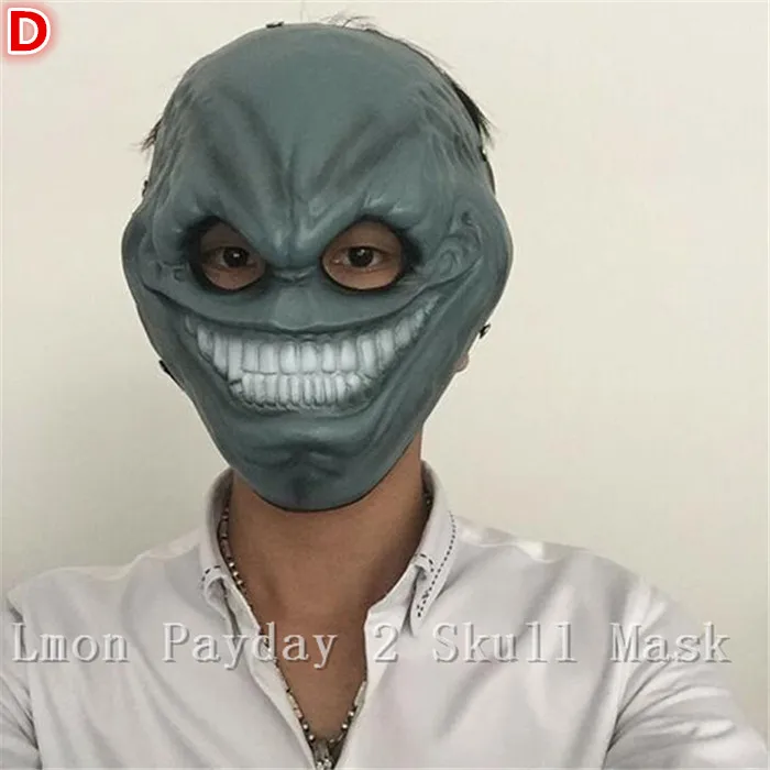 

High Quality 100% Resin Airsoft Paintball Skeleton Skull Mask / Face Protective CS Games Battlefield Mask Shield For Cosplay