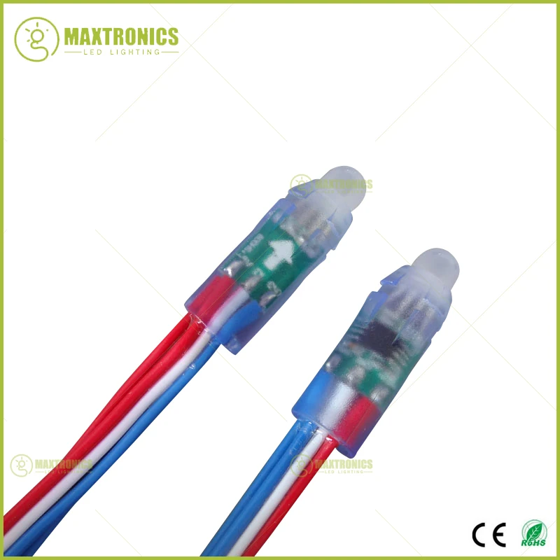 Светодиодный модуль WS2811 50 шт./лот 12 мм 2811 IC RGB водонепроницаемый в пост. Тока