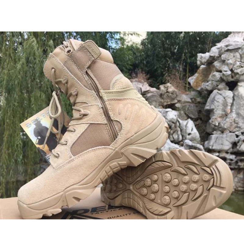 Зимние мужские военные ботинки кожаные армейские erkek bot askeri hombre botas militares tacticas buty
