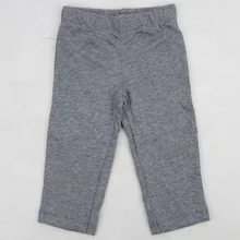 Children Ankle-length Pants for Baby Boys Pants Child Solid Color Cotton Pleated Children's Wear Grey Leggings Girl Trousers 3