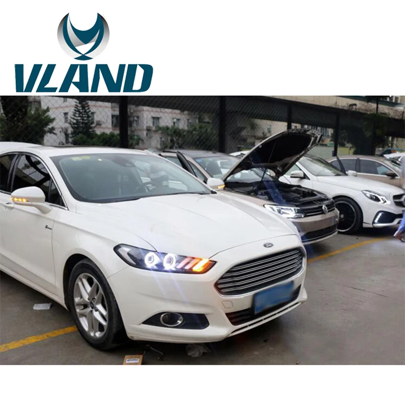 Vland Factory автомобильные аксессуары головная лампа для Ford Mondeo Fusion- светодиодный головной светильник дизайн Plug and Play