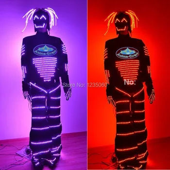 

WYY LED robot suit Costume /LED Clothing/Light suits/ LED Robot suits
