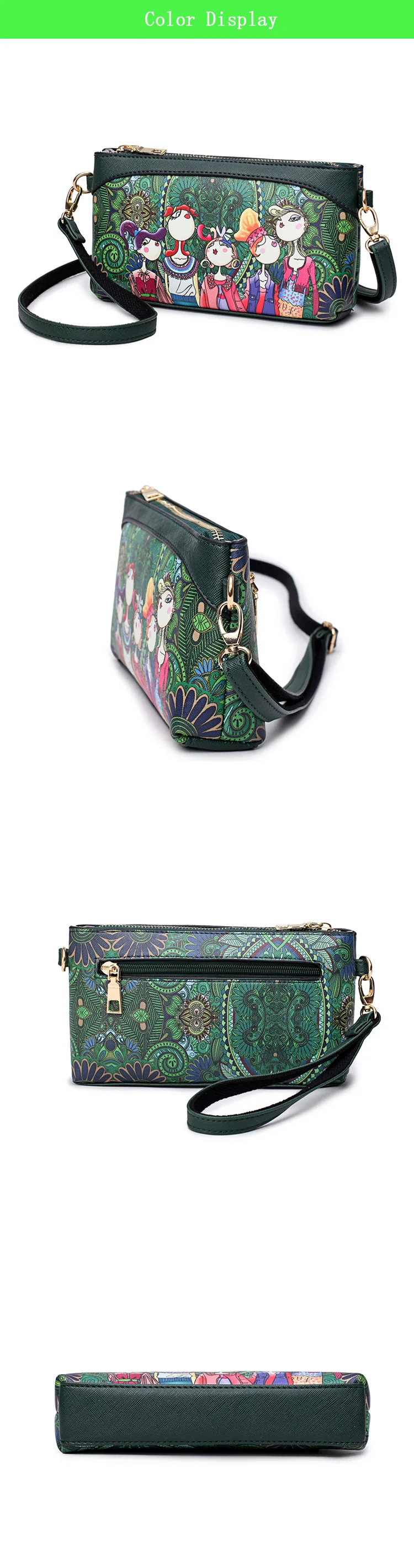 Fashion cartoon cross female bagL137