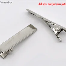 Doreen Box hot-50 Серебряный тон зубец заколки для волос 3,2x0,7 см(B11521