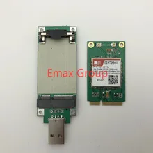 SIMCOM SIM7000A MINI PCIE+ MINI PCIE к USB адаптеру(со слотом для sim-карты) и NBIoT и 4G LTE CATM1 EMTC модуль